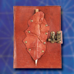 Picture of Riveted Leather Journal with Pencil