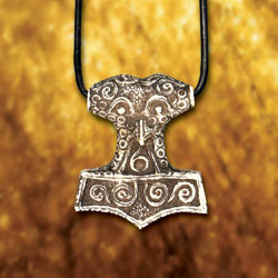 Picture of Thor’s Hammer Carved Bone Pendant