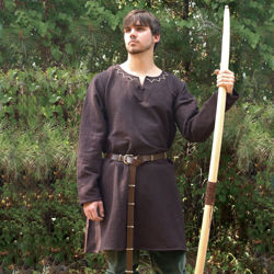  Huntingdon Medieval Brown Under-Tunic