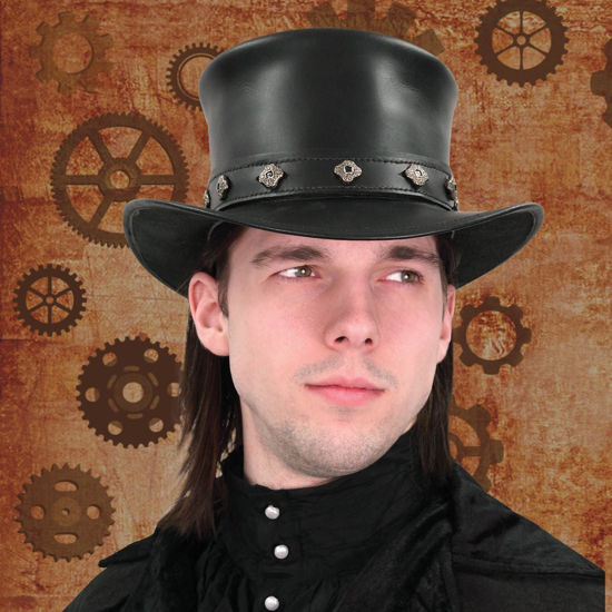 Picture of Leather Top Hat