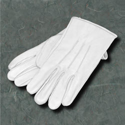 Picture of White Leather Gloves