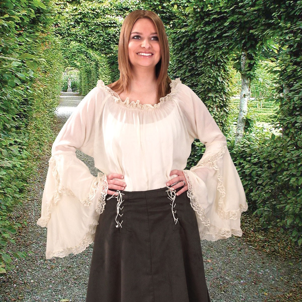 Peasant Blouse Gypsy Women's Renaissance Shirt - Museum Replicas