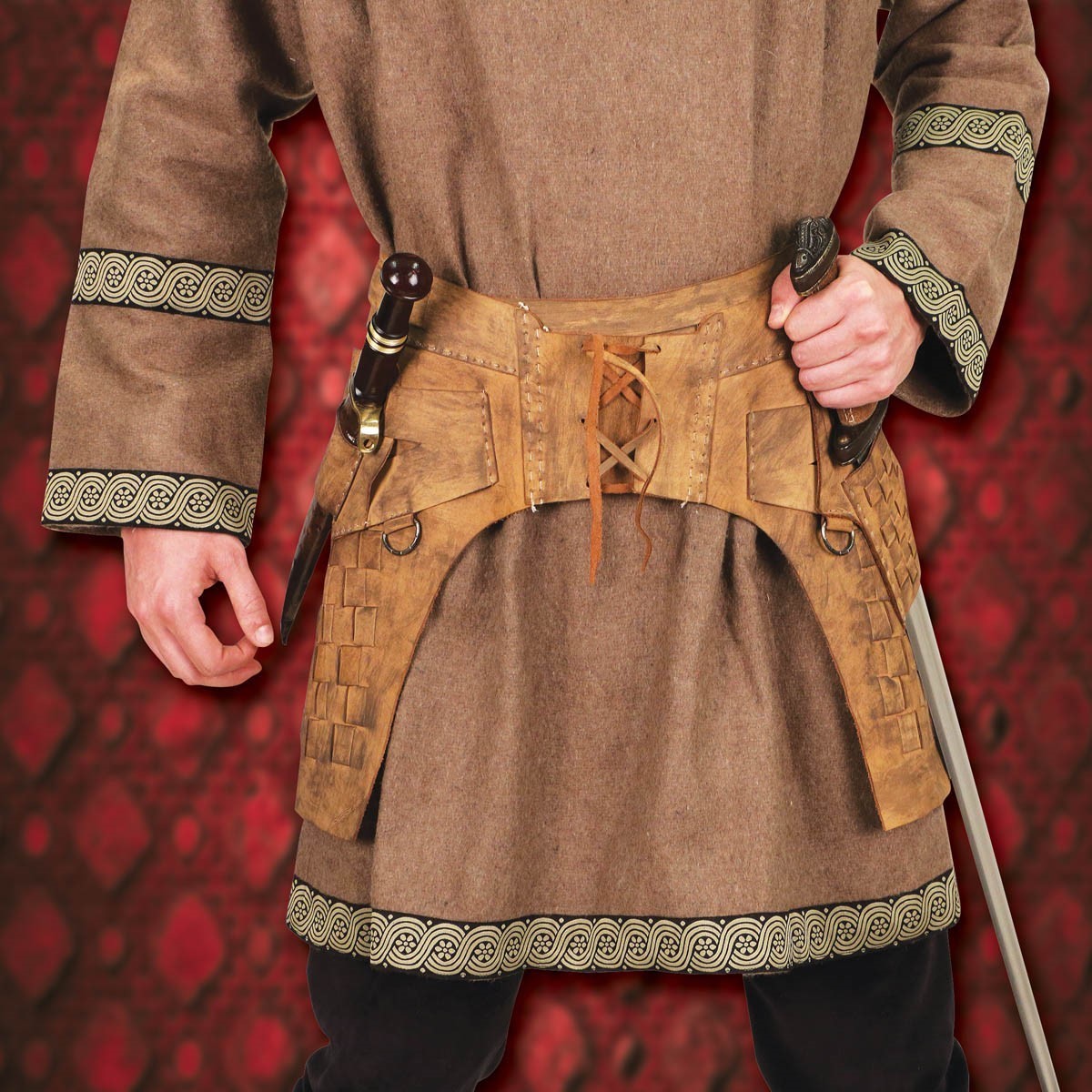 Leather Norseman Belt