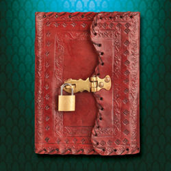 Locking Leather Journal with Key