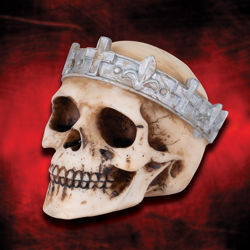 Heraldic Skull Cold Cast Resin Bust