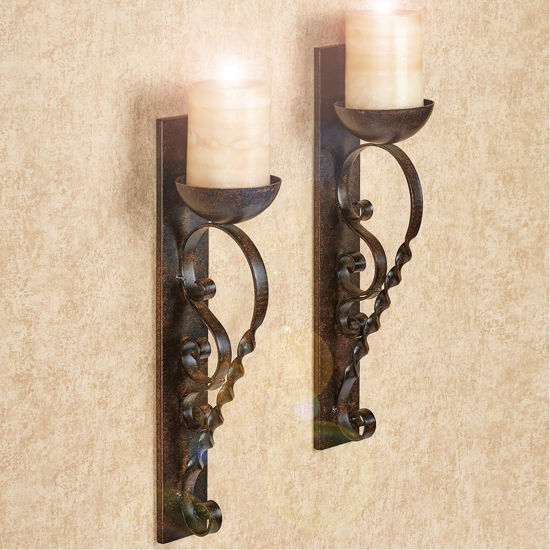 Twisted Iron Castle Wall Sconces