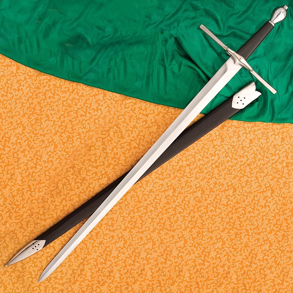 European Bastard Sword with Scabbard