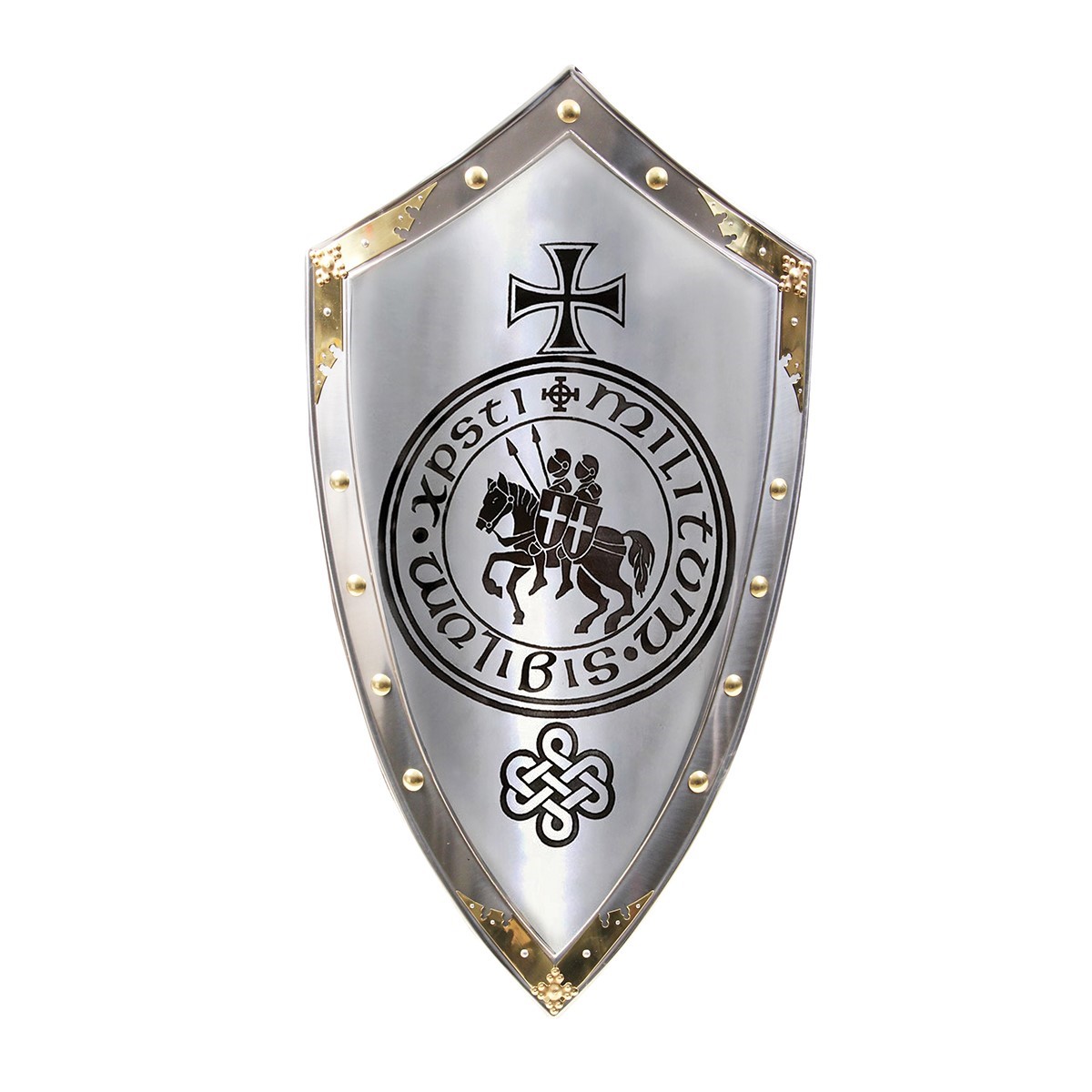 Armor Templar Knight Scottish Cross Shield 