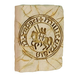 Seal of the Knights Templar Wall Plaque 