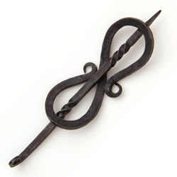 Picture of Forged Iron Brooch & Pin Set