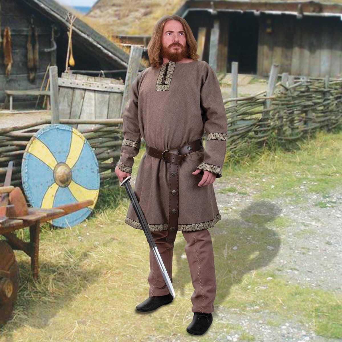 Woolen Viking Tunic Nordic Costume