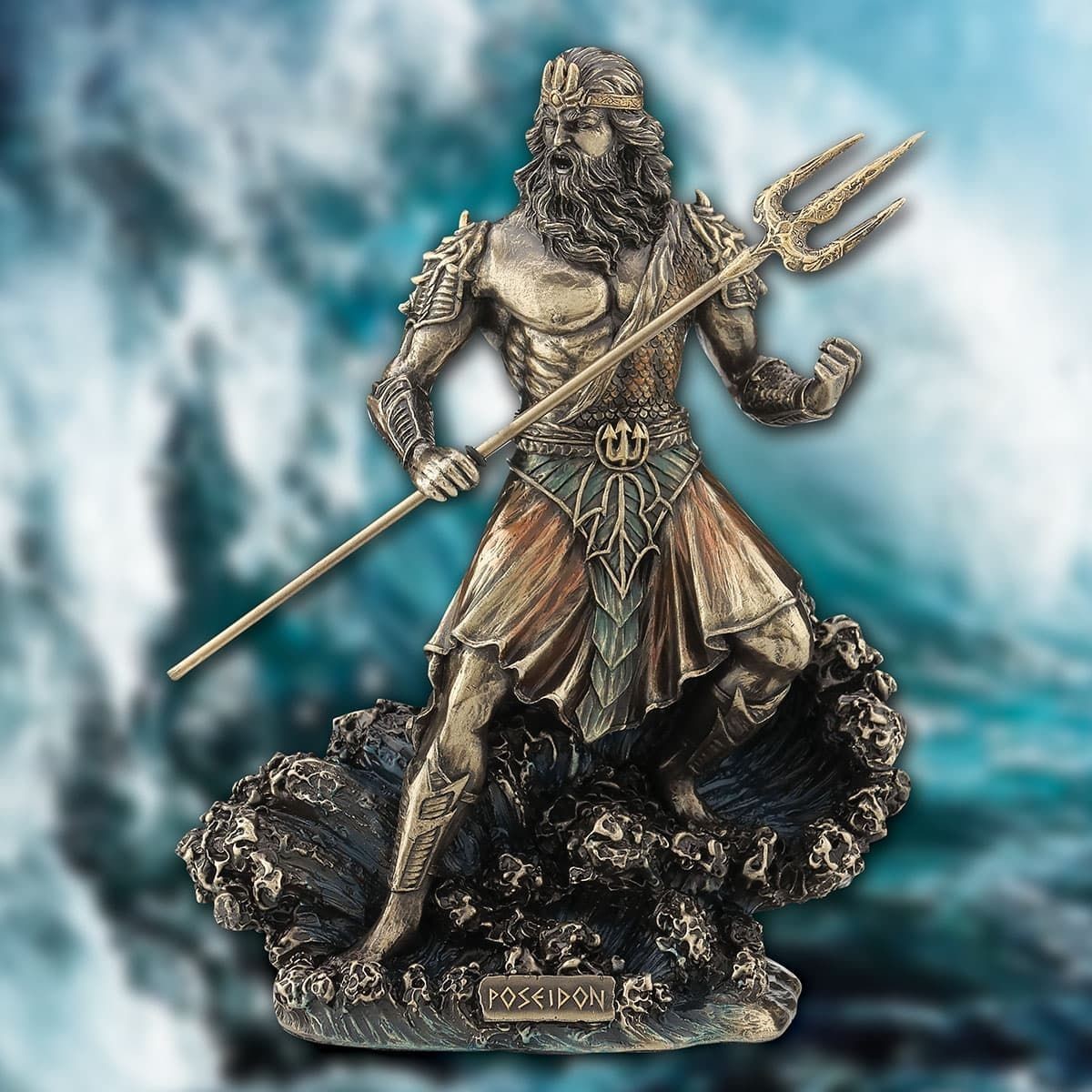 Царь посейдон. Статуя Нептун Посейдон. Бог моря Посейдон статуя. Посейдон древняя Греция морского царя.