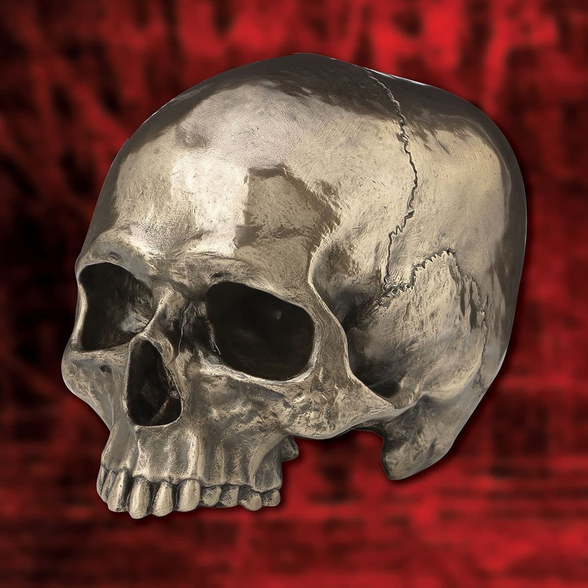 Picture of Golden Skull Head