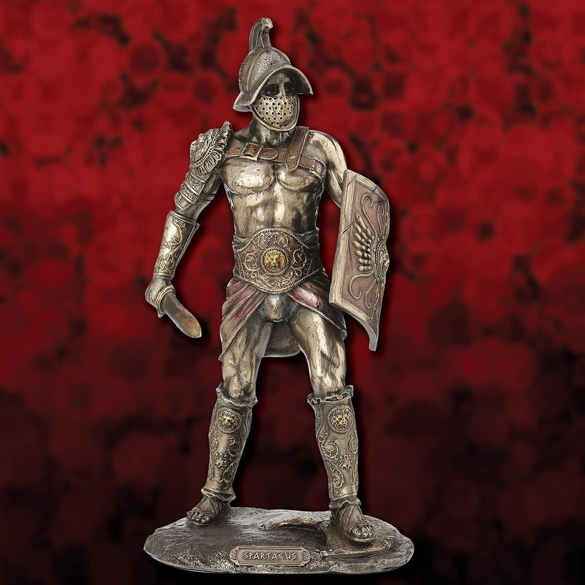 Spartacus Figur VERONESE signiert Gladiator Skulptur Antike Statue Sklave Rom