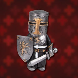Picture of Shorty Lionheart Knight Statue