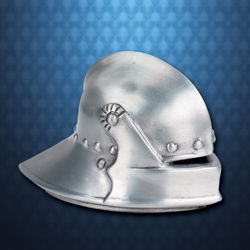 Mini Metal Knightly Sallet Helmet Paperweight