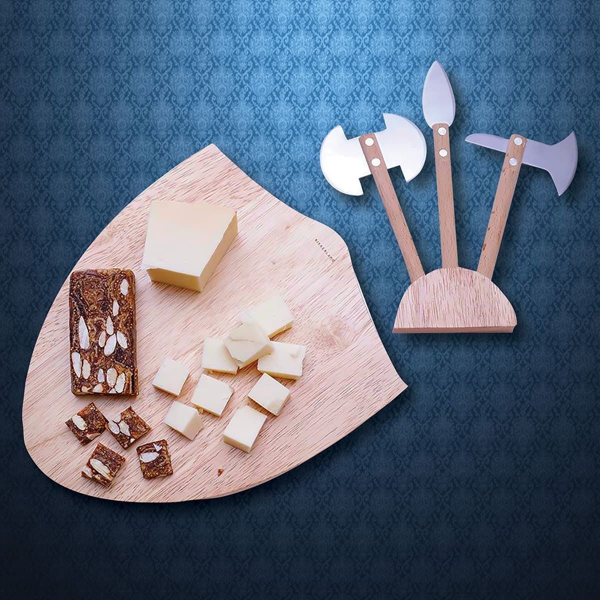 Medieval Cheese Board Set Museum Replicas 