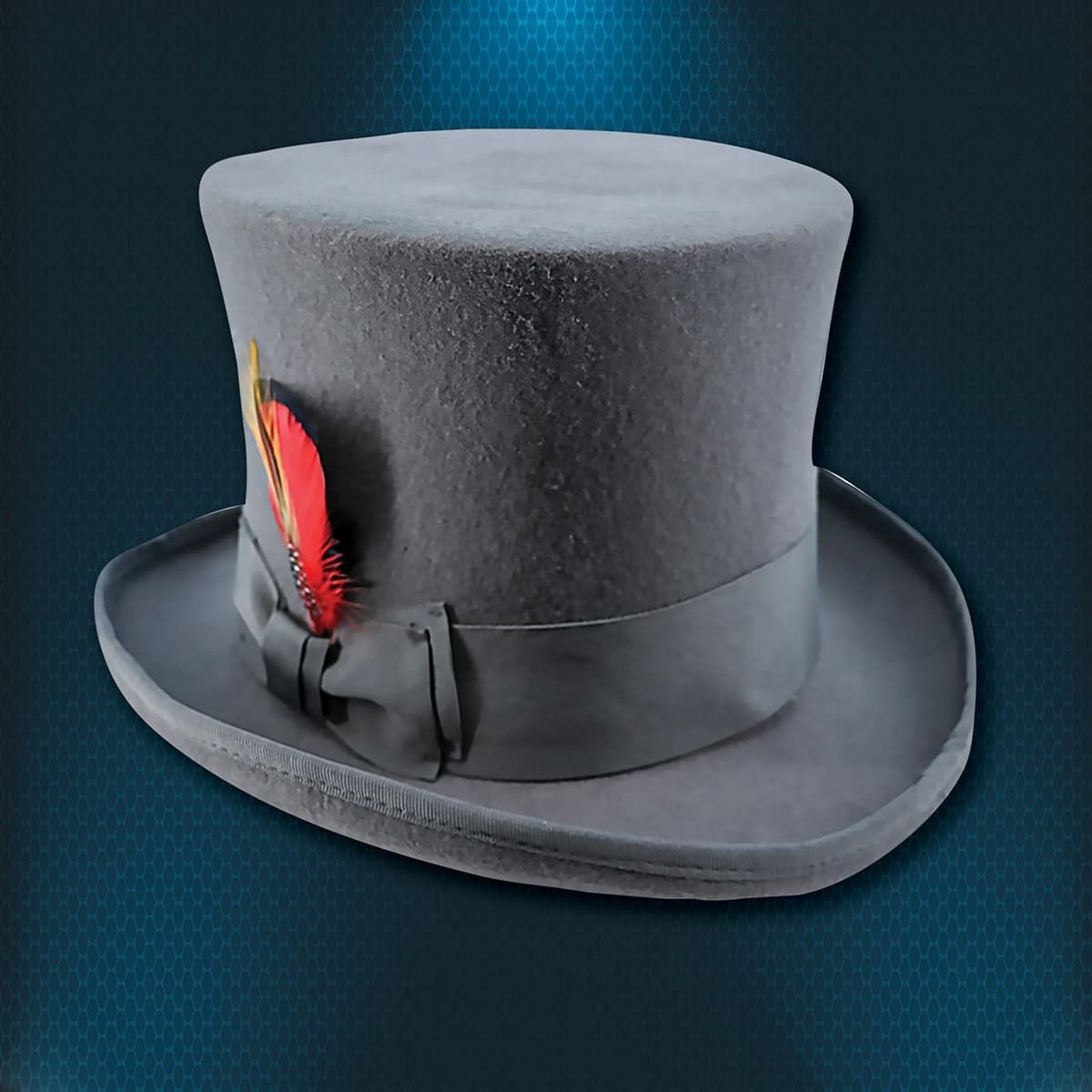 Grey Bank Street Top Hat