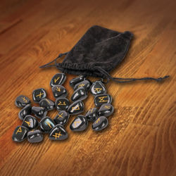 Viking Stone Rune Casting Set