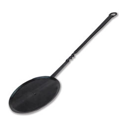 Hand Forged Iron Medieval Long Handled Skillet