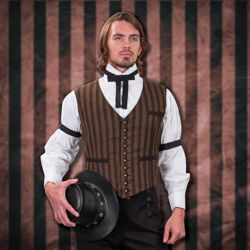 Mens Westend Waistcoat Pinstripe Vest