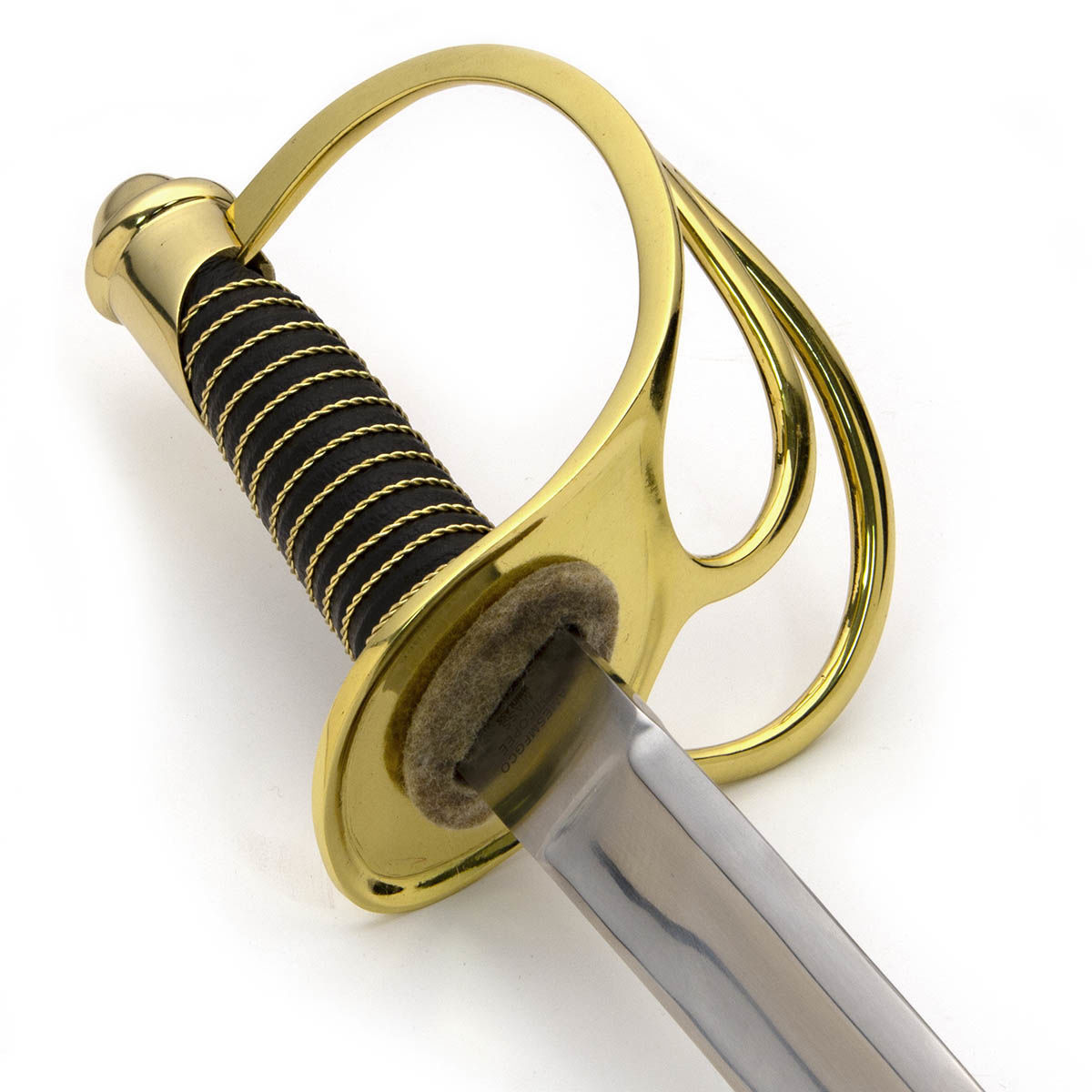 Szco Supplies Cavalry Saber Sword - 40 Inch Carbon Steel Blade With Brass Guard