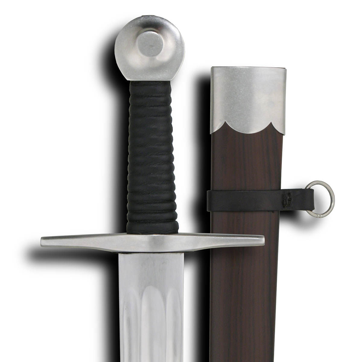 Practical Marshall Single Hand Practice Sword Includes Glass Filled Resin Scabbard