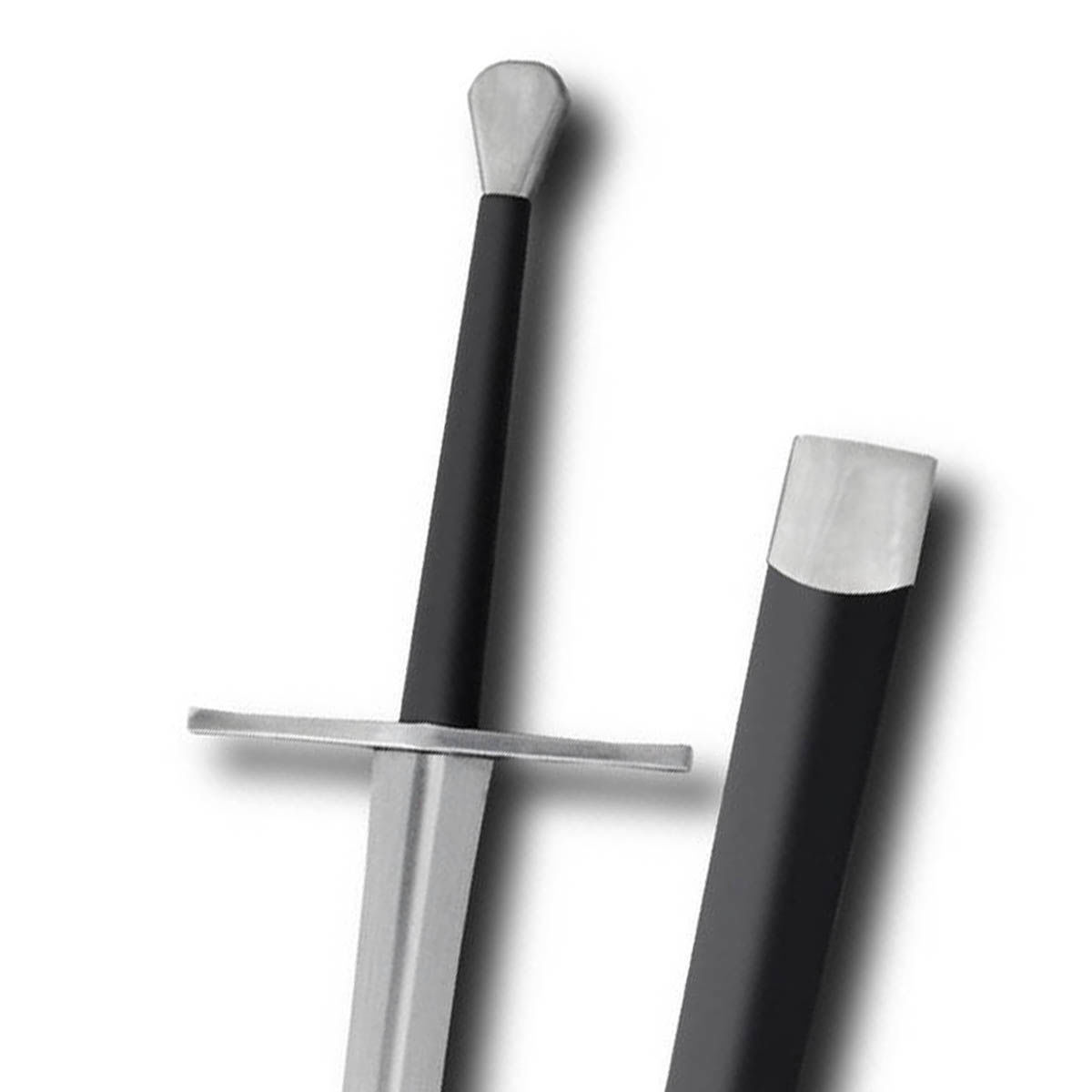 Hanwei/ Tinker Sharp Longsword has semi-fullered sharp blade Based on the Oakeshott Type XVIIIa with a scent stopper pommel.