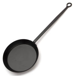 Hand Forged Iron Medieval Long Handled Pan for Display