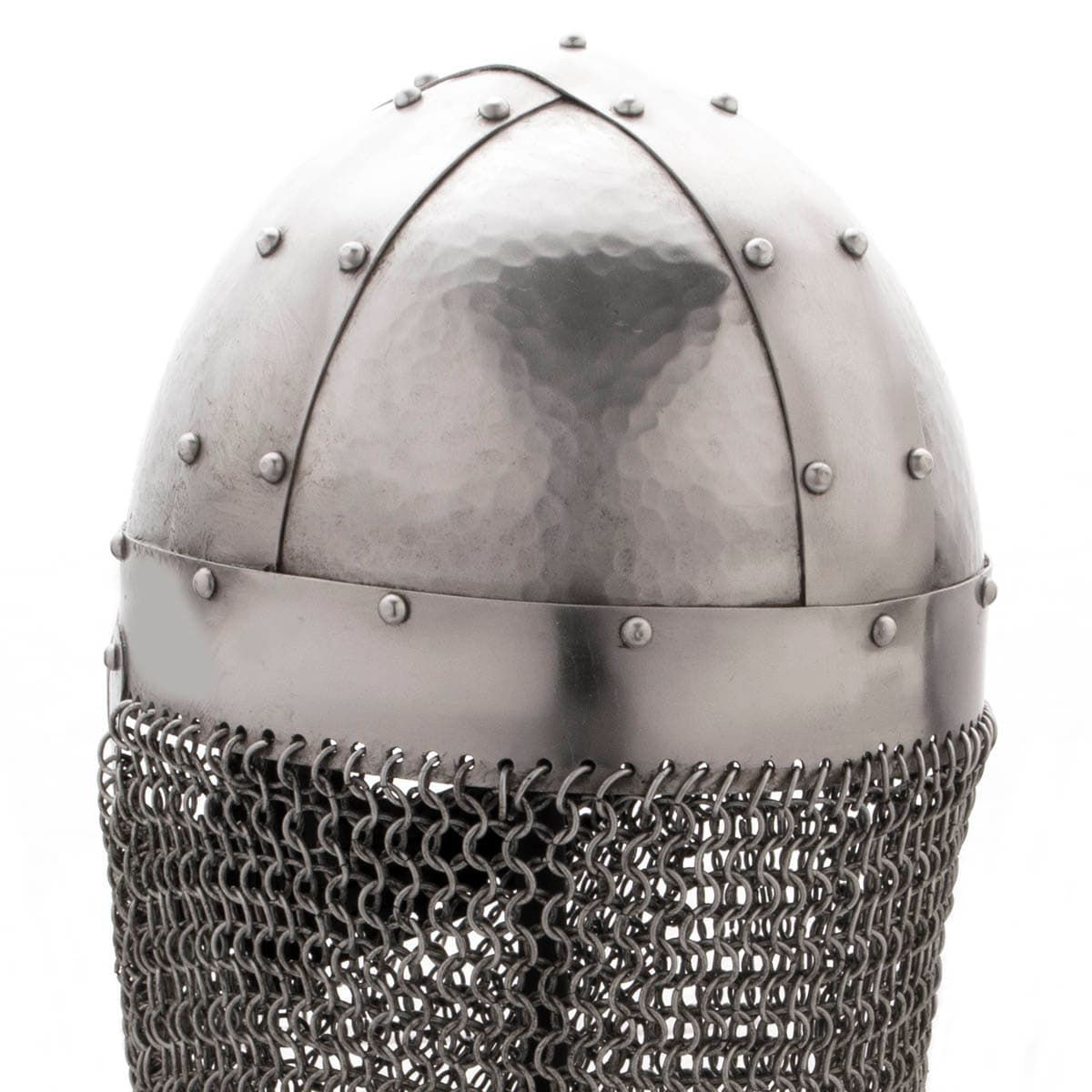 Hand Forged High Carbon Steel Viking Spangenhelm Throwing Spear Butt Cap - LARP & Reenactment