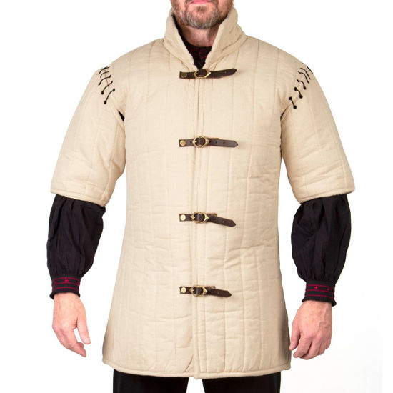 Padded Gambeson With Interchangeable Sleeves - MuseumReplicas.com