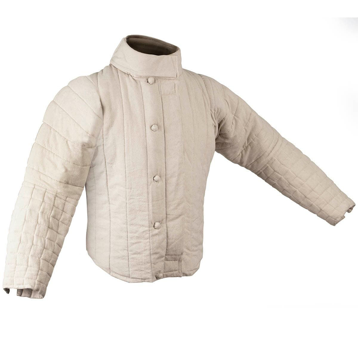 Canvas grade cotton fencing jacket with thick padding and Velcro closure