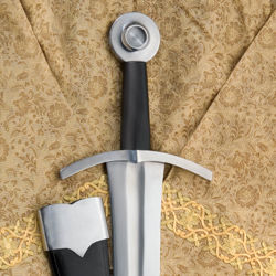 Oakeshott Type XIV Arming Sword by Windlass with wheel pommel and high carbon steel blade