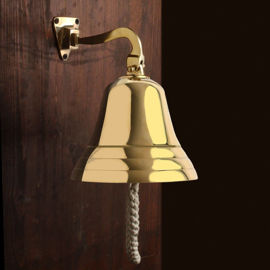 Nautical Standard Mount Brass Bell