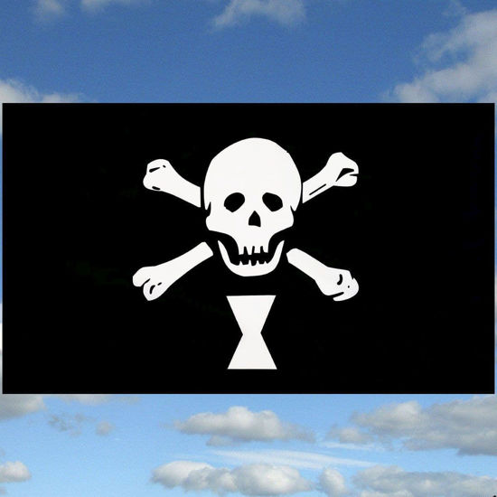 Emanuel Wynne Pirate Flag High-quality Polyester Flag 3x5 ft Skull Crossbones with 2 metal grommets.