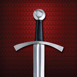 Classic Medieval One Handed Sword w/ Type I Pommel and Type VII Crossguard