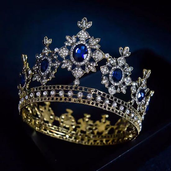 Blue Sapphire Crown - MuseumReplicas.com