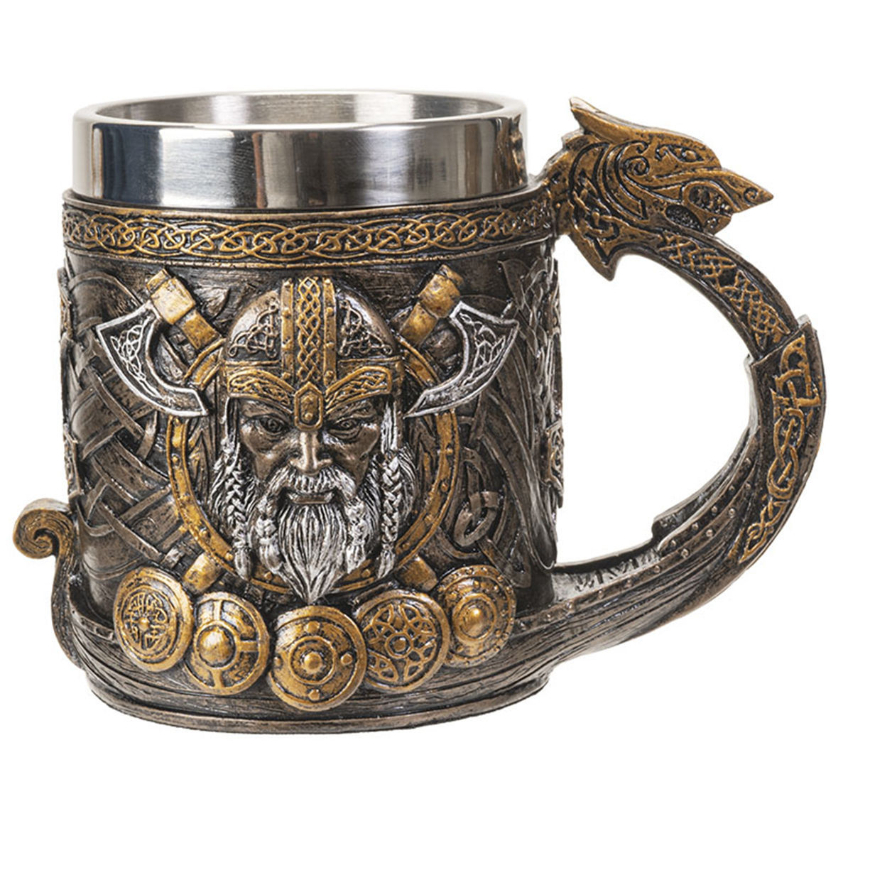 Viking Longship Mug - MuseumReplicas.com
